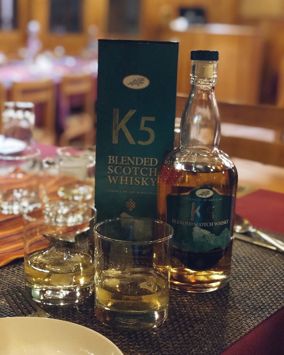 The Bhutan K5 whisky